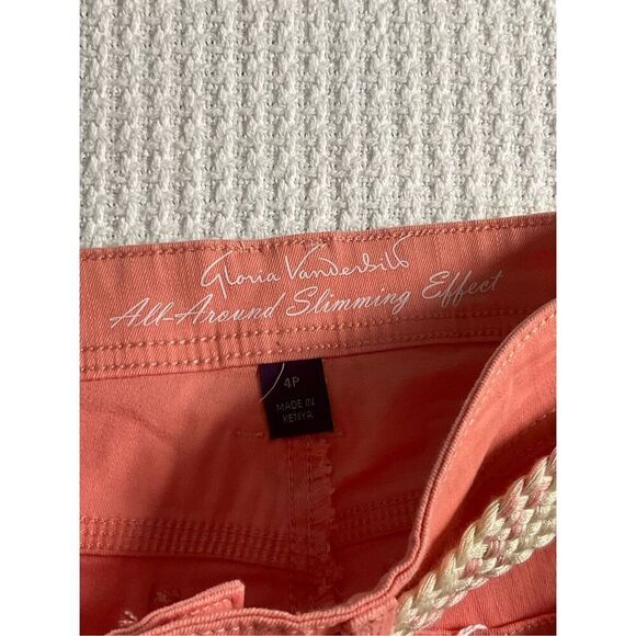 Gloria Vanderbilt 4P Skimmer Pants with Belt - Picture 4 of 8